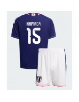 Japani Daichi Kamada #15 Kotipaita Lasten MM-kisat 2026 Lyhythihainen (+ shortsit)